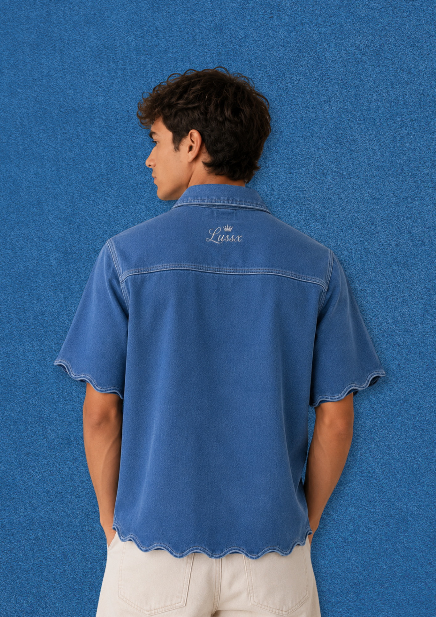 Riviera Scallop Suede Shirt