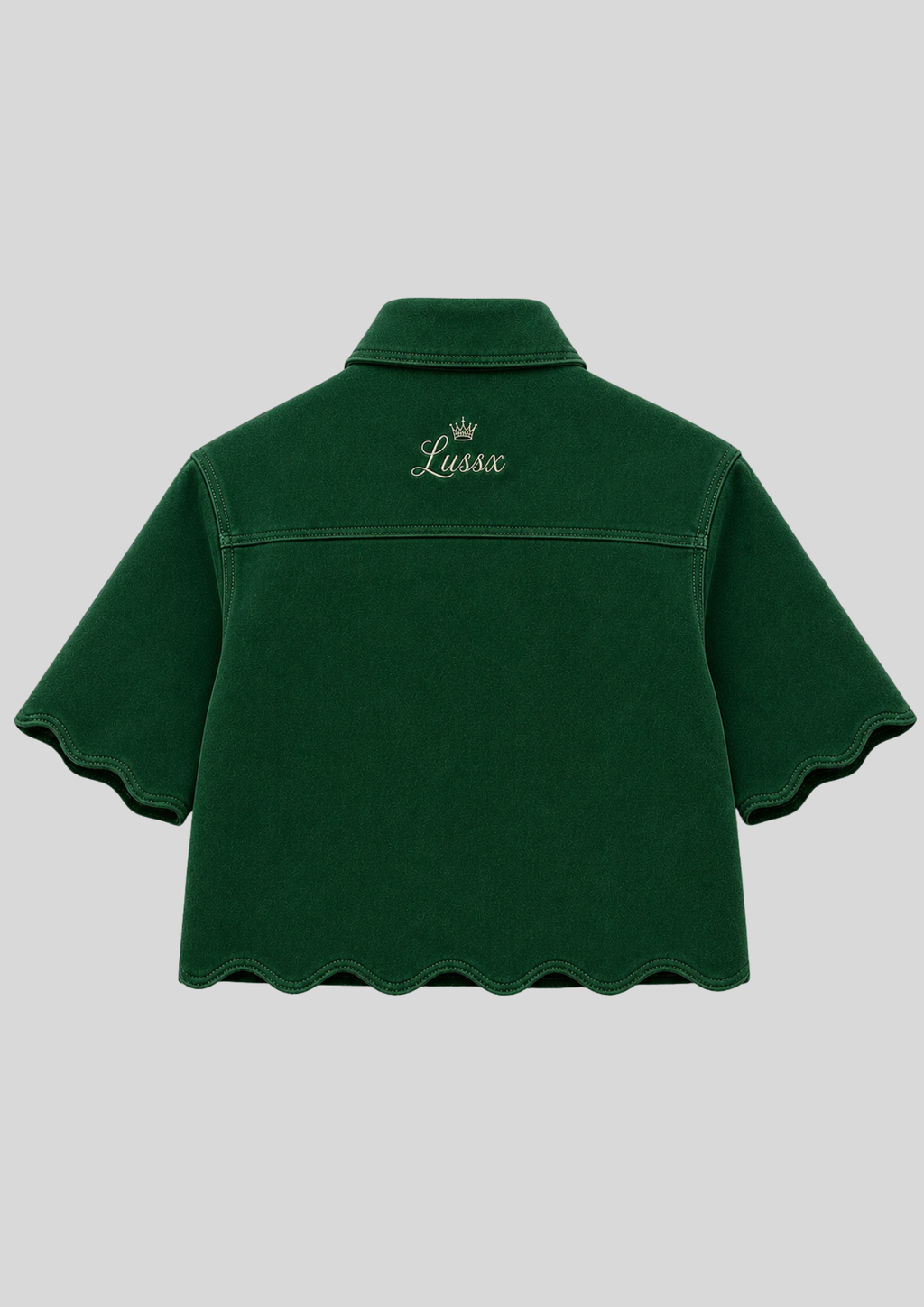 Riviera Scallop Suede Shirt