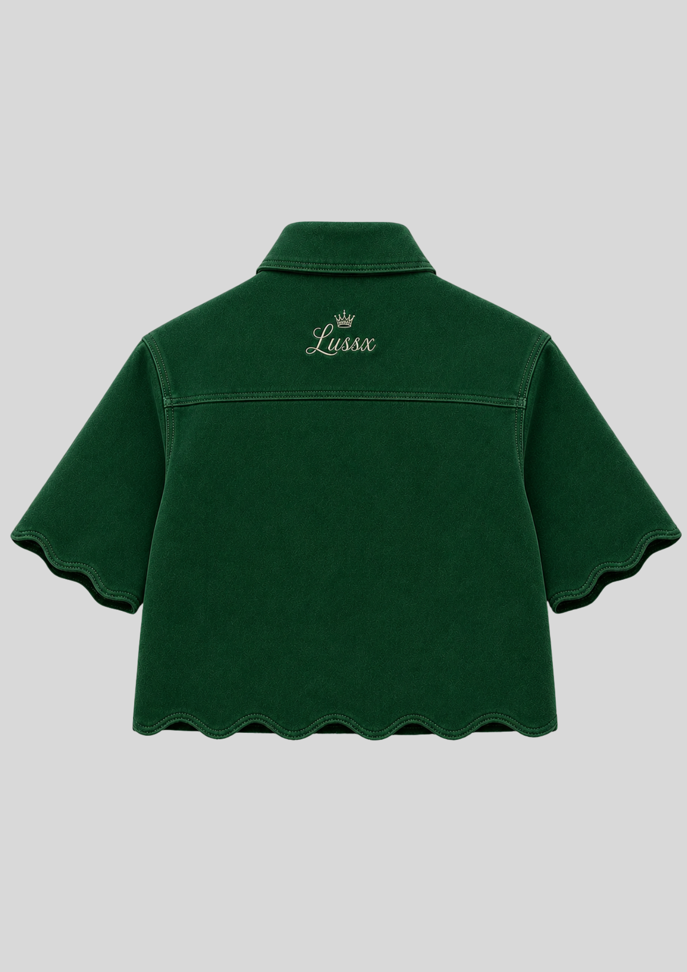 Riviera Scallop Suede Shirt