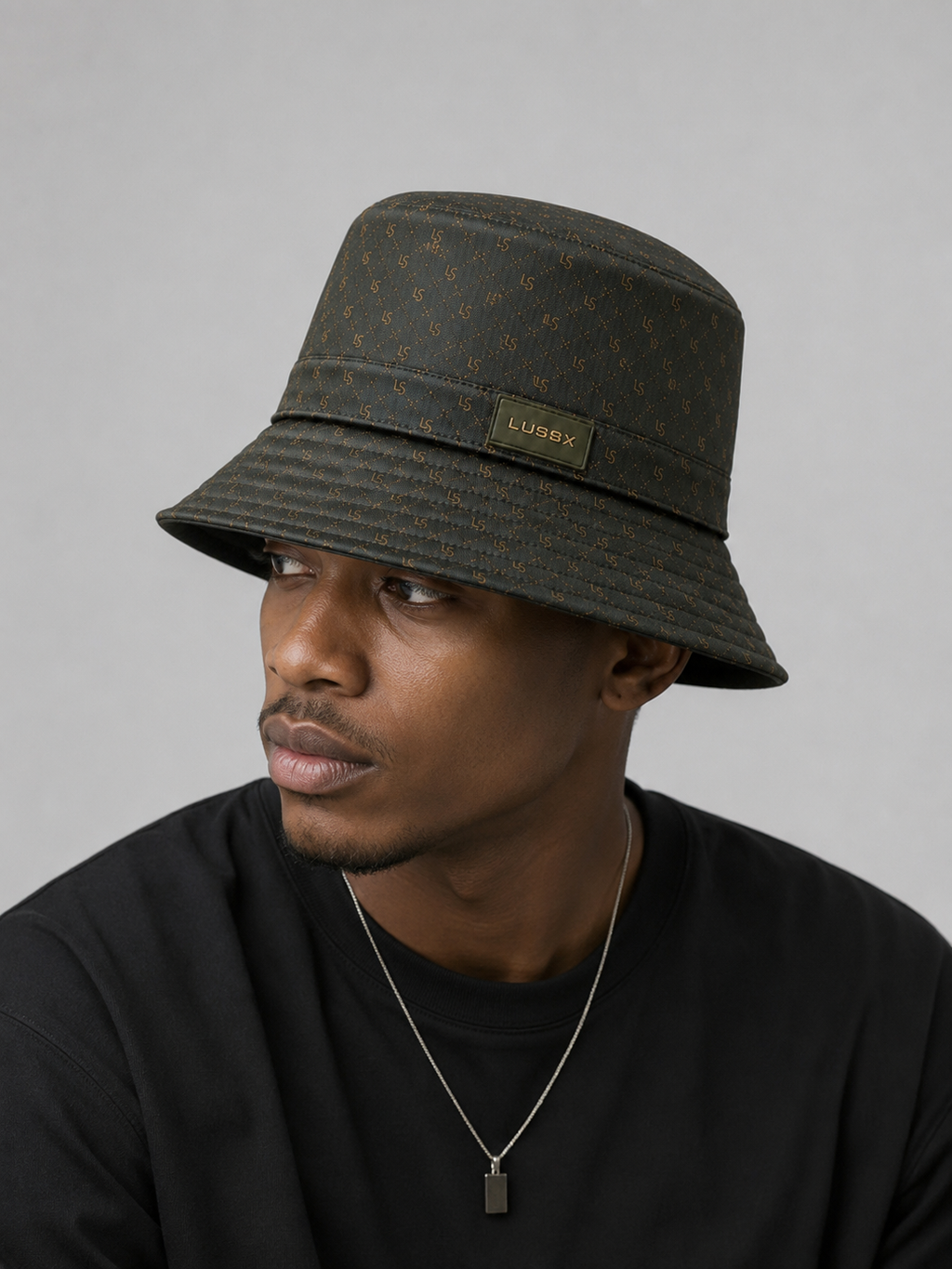 JeNto Noir Monogram Hat