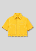 Riviera Scallop Suede Shirt