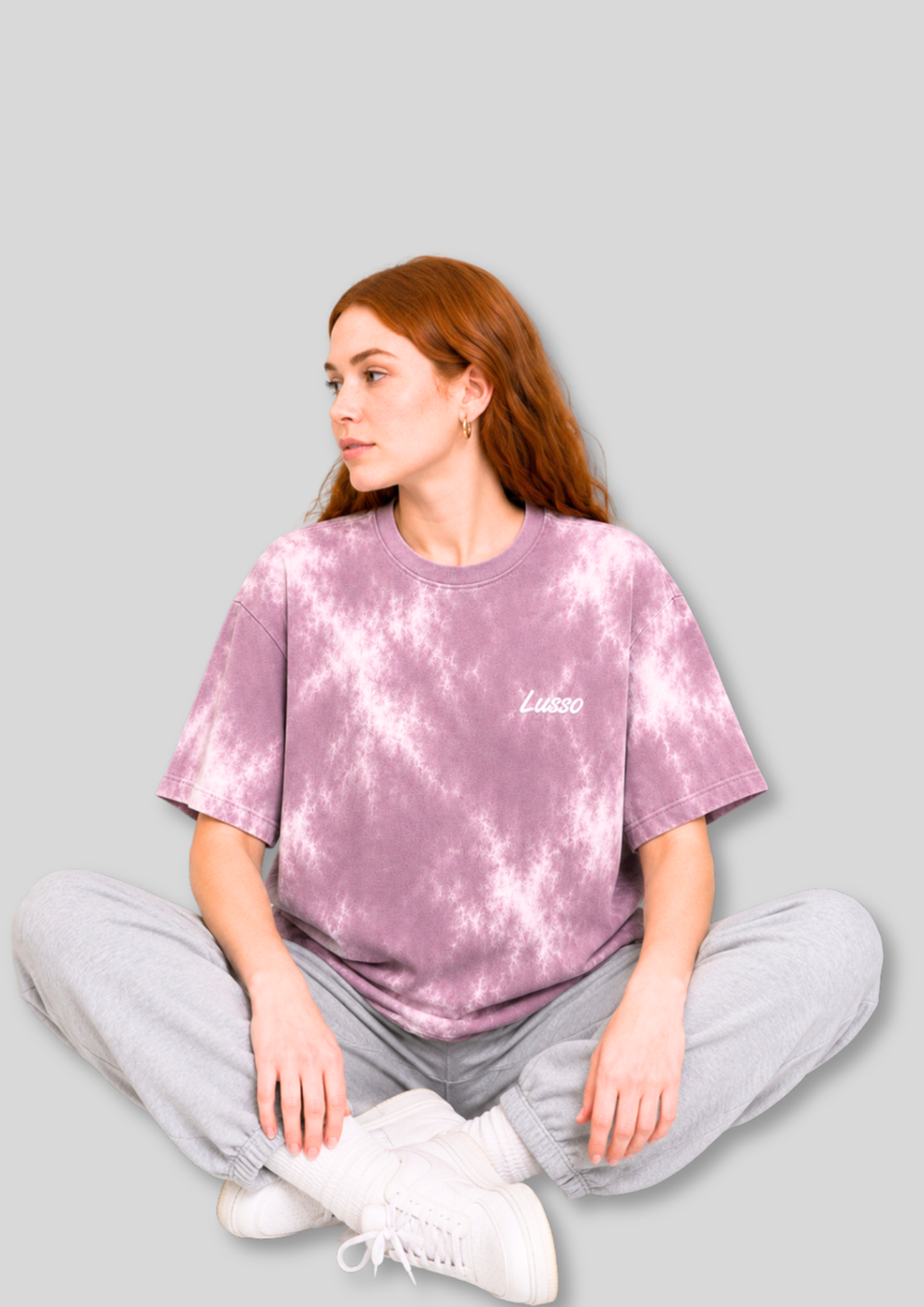 T-shirt Rose Mist Delavé