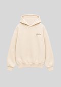Script Baggy Hoodie “Bone”