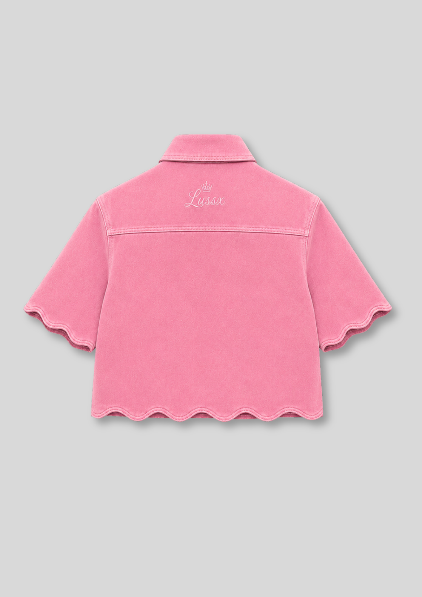 Riviera Scallop Suede Shirt