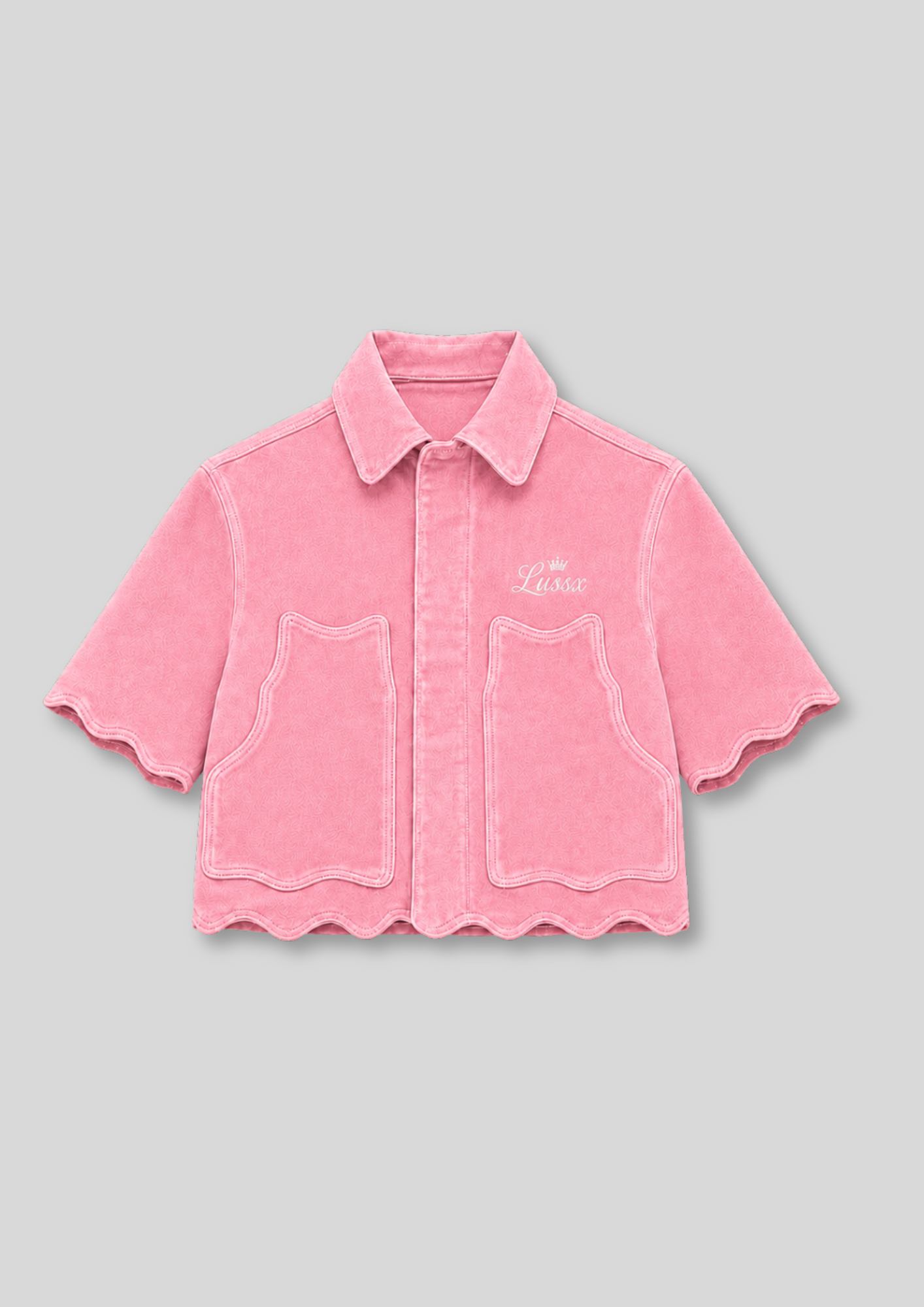 Riviera Scallop Suede Shirt