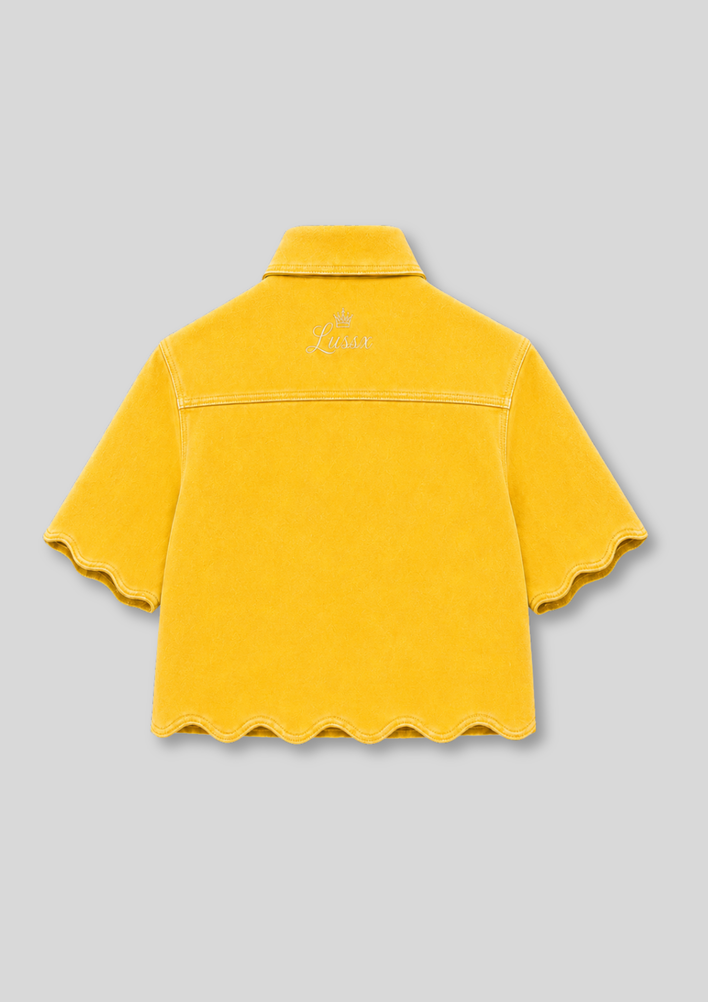 Riviera Scallop Suede Shirt