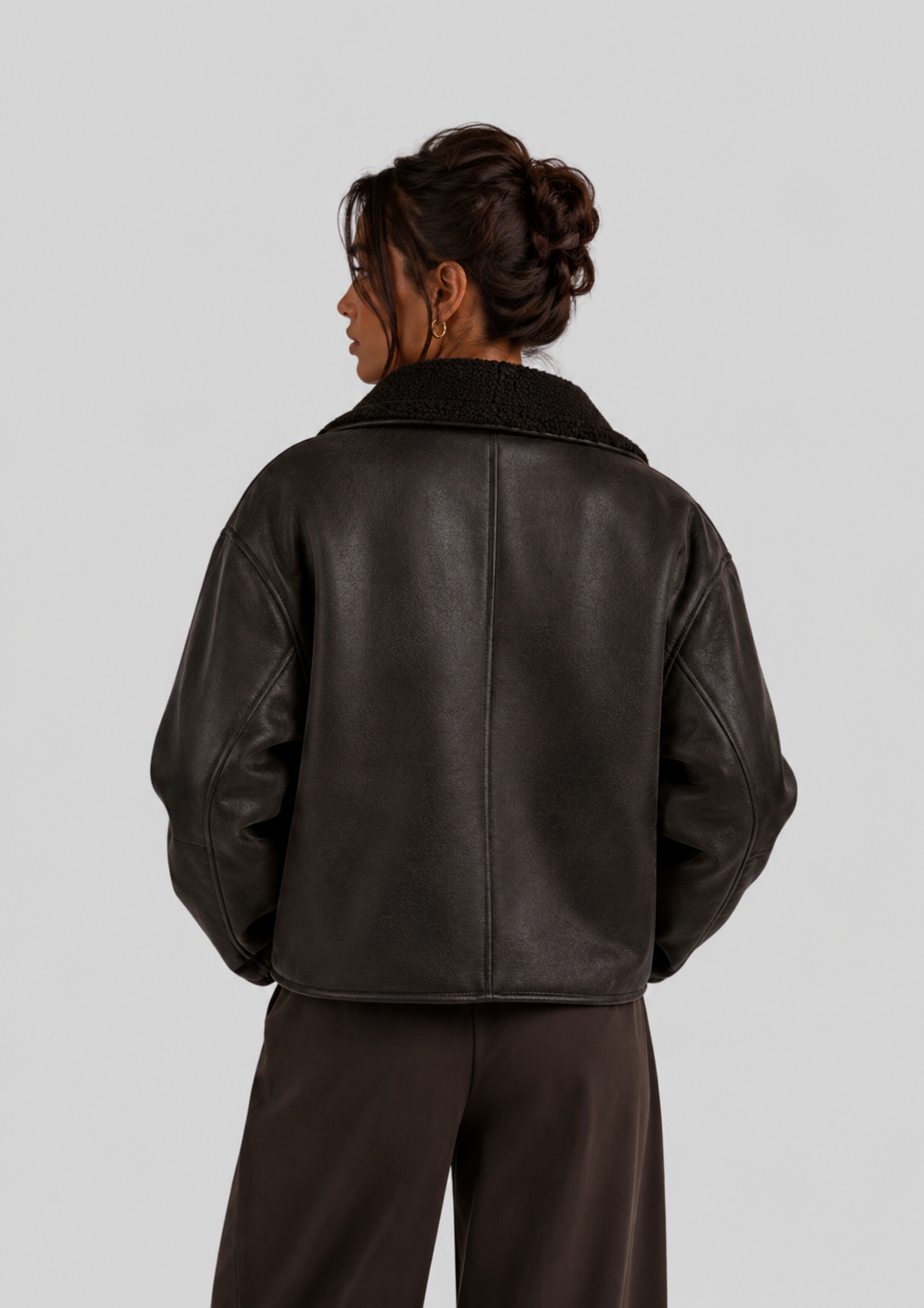 Noir Shearling Jacket