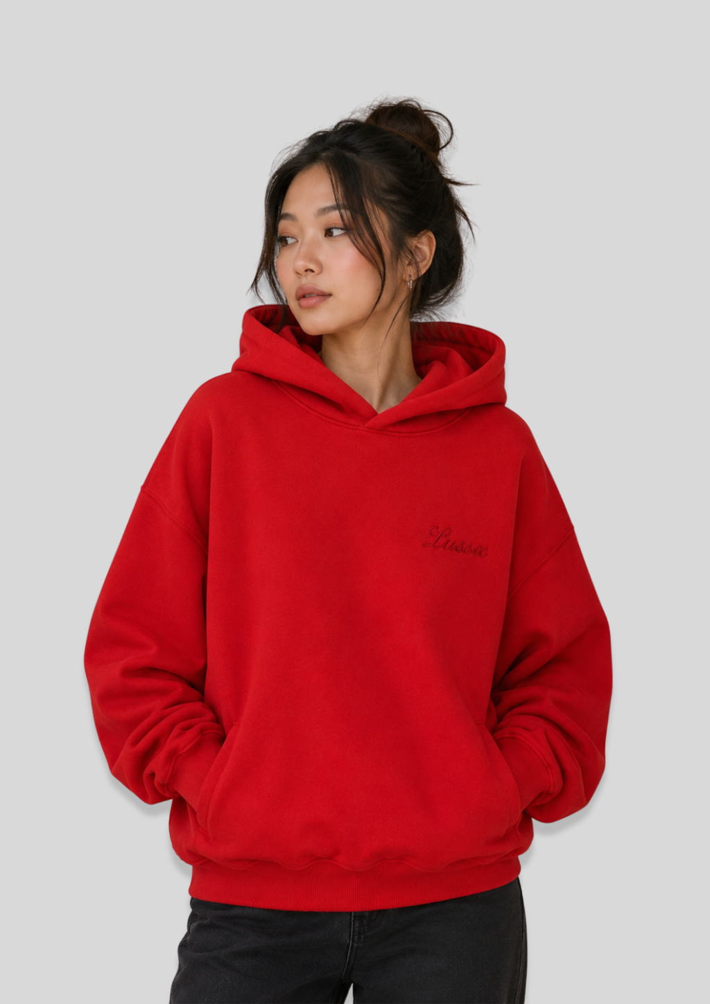 Signature Hoodie “Rouge Impérial”