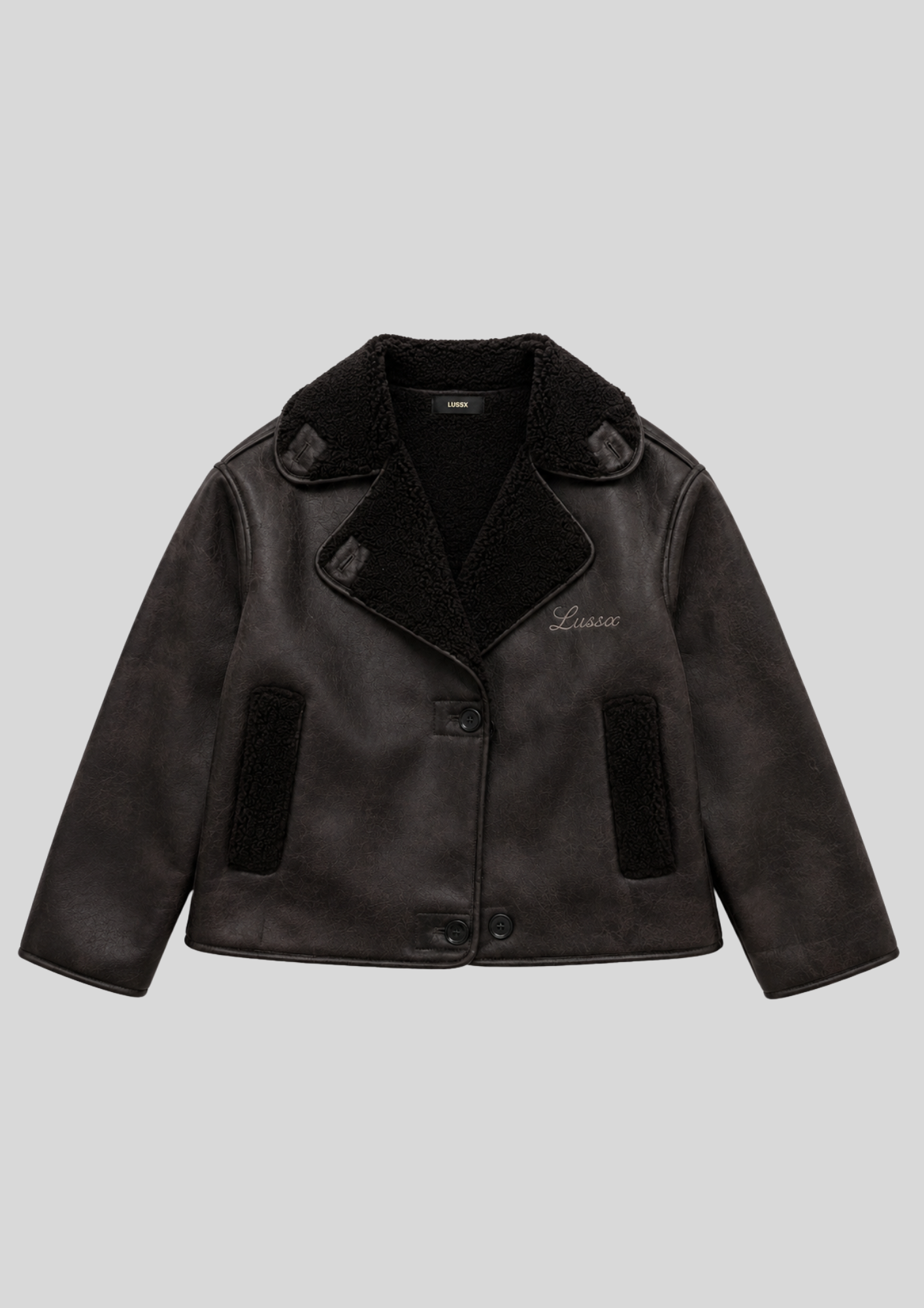 Noir Shearling Jacket